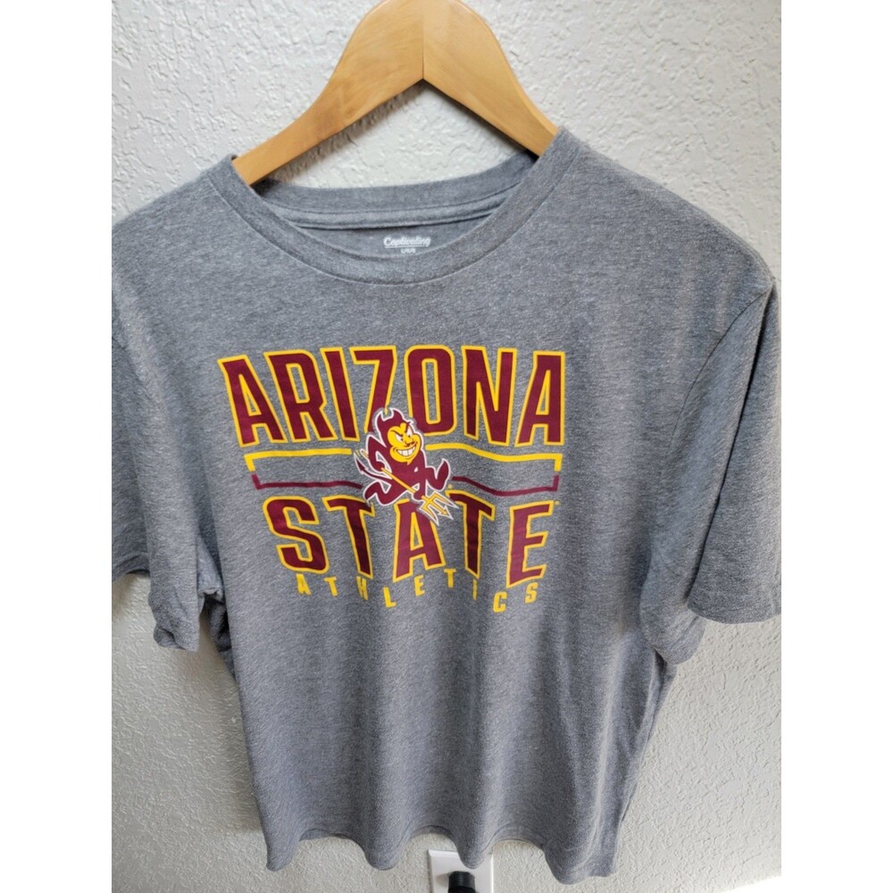 Arizona State Sun Devils Athletics T Shirt Mens Large Gray ASU College...